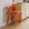 Jedálenská stolička - RADANA, Oranžová – detail 2