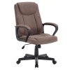 Kancelárske kreslo - ULGER, Hnedá látka