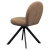 Jedálenská stolička - RODIA, Hnedá látka – detail 3