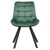 Jedálenská stolička - SAMIRA, Zelená zamatová látka – detail 2