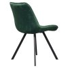 Jedálenská stolička - SAMIRA, Zelená zamatová látka – detail 4