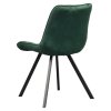 Jedálenská stolička - SAMIRA, Zelená zamatová látka – detail 6