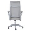 Kancelárska stolička - SETON, Sivá sieťovina – detail 4