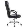 Kancelárske kreslo - MADOX, Čierna ekokoža – detail 4