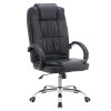Kancelárske kreslo - MADOX, Čierna ekokoža