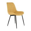 Jedálenská stolička - HAZAL, Žltá ekokoža – detail 5