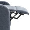 Polohovacie kreslo - KRESO, Sivá látka – detail 16