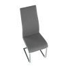 Jedálenská stolička - AMINA, Sivá látka – detail 9