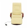 Masážne kreslo - ARTUS, Béžová ekokoža – detail 13