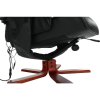 Masážne kreslo - AUREL, Čierna ekokoža – detail 12