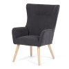 Ušiakové kreslo - PINE, Šedá látka
