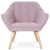 Relaxačné kreslo - TIDE, Ružová látka – detail 1