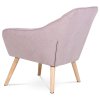 Relaxačné kreslo - TIDE, Ružová látka – detail 3
