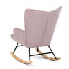Hojdacie kreslo - STORM, Ružová látka – detail 5