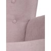 Hojdacie kreslo - STORM, Ružová látka – detail 8