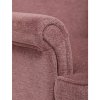 Ušiakové kreslo - NOVA, Ružová látka – detail 5