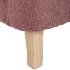 Ušiakové kreslo - NOVA, Ružová látka – detail 8