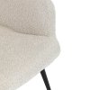 Ušiakové kreslo - LUCAS, Béžová látka – detail 10