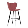 Barová stolička - AURA, Červená látka – detail 5