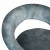 Barová stolička - ASTRA, Modrá zamatová látka – detail 8