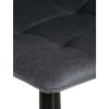 Barová stolička - CELESTE, Šedá látka – detail 13