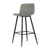 Barová stolička - CELESTE, Zelená látka – detail 5