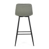 Barová stolička - CELESTE, Zelená látka – detail 6