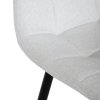 Barová stolička - CELESTE, Biela látka – detail 13