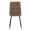Jedálenská stolička - CARLA, Coffee látka (imitácia kože) – detail 2