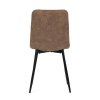 Jedálenská stolička - CARLA, Coffee látka (imitácia kože) – detail 7