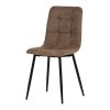 Jedálenská stolička - CARLA, Coffee látka (imitácia kože)