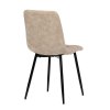 Jedálenská stolička - CARLA, Béžová látka – detail 10
