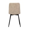 Jedálenská stolička - CARLA, Béžová látka (imitácia kože) – detail 7