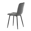 Jedálenská stolička - CARLA, Šedá zamatová látka – detail 5