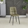 Jedálenská stolička - CARLA, Zelená látka – detail 3