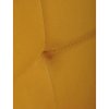 Jedálenská stolička - CARLA, Žltá zamatová látka – detail 9