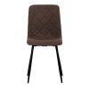 Jedálenská stolička - ELISA, Hnedá látka – detail 1