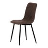 Jedálenská stolička - ELISA, Hnedá látka – detail 2