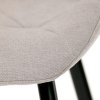 Jedálenská stolička - KRISTINA, Hnedá látka – detail 8