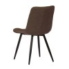 Jedálenská stolička - MONIKA, Hnedá látka – detail 5