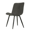 Jedálenská stolička - MONIKA, Sivá látka – detail 5