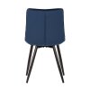 Jedálenská stolička - SOPHIA, Modrá zamatová látka – detail 9