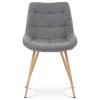 Jedálenská stolička - AMELIA, Šedá látka – detail 2