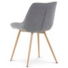 Jedálenská stolička - AMELIA, Šedá látka – detail 5