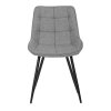 Jedálenská stolička - JULIA, Sivá látka – detail 1