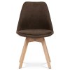 Jedálenská stolička - NINA, Hnedá látka – detail 1
