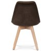Jedálenská stolička - NINA, Hnedá látka – detail 4