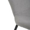 Jedálenská stolička - ALENA, Strieborná látka – detail 11