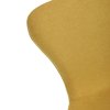 Jedálenská stolička - ALENA, Žltá látka – detail 10