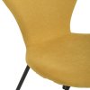 Jedálenská stolička - ALENA, Žltá látka – detail 12